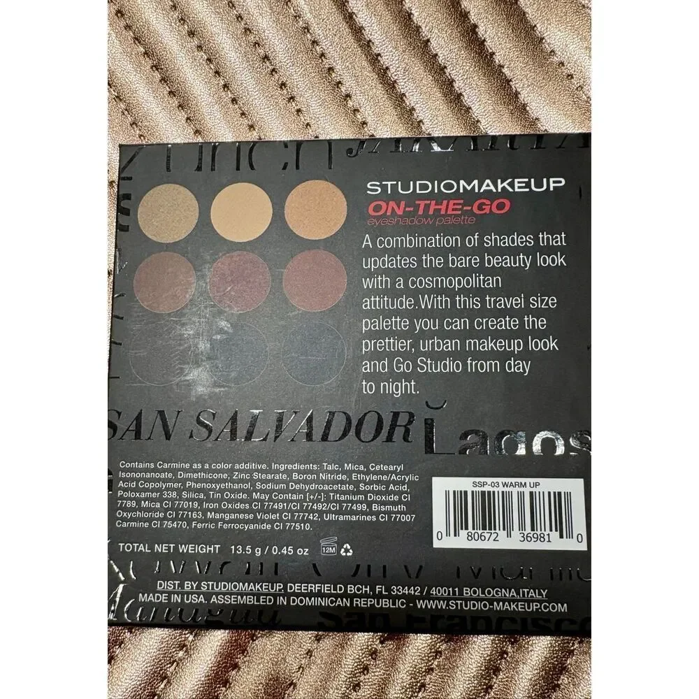 STUDIOMAKEUP - On-The-Go Eyeshadow Palette in the 